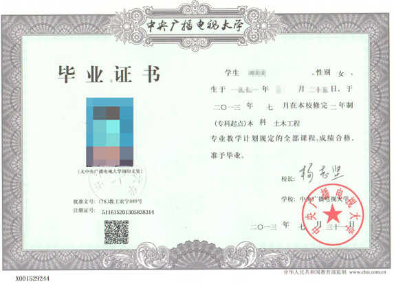 荣誉证书样本